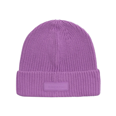 SILICONE PATCH KNIT CAP / PUR