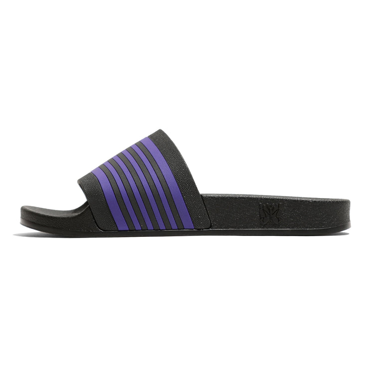 Shower Sandals - Track Line / BLACK PURPLE